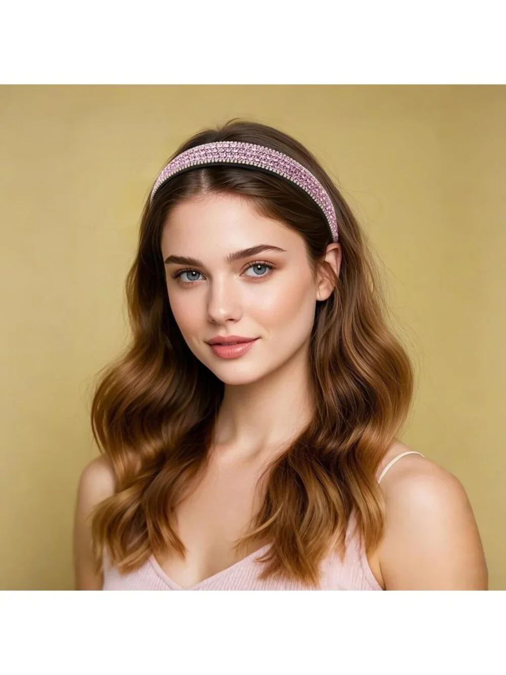 Sparkly Rhinestone Headbands for Women & Girls - Glitter Hair Accessories Set